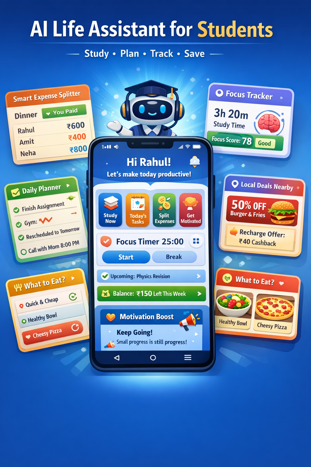 Nexora (Next + Aura → future-focused life assistant)