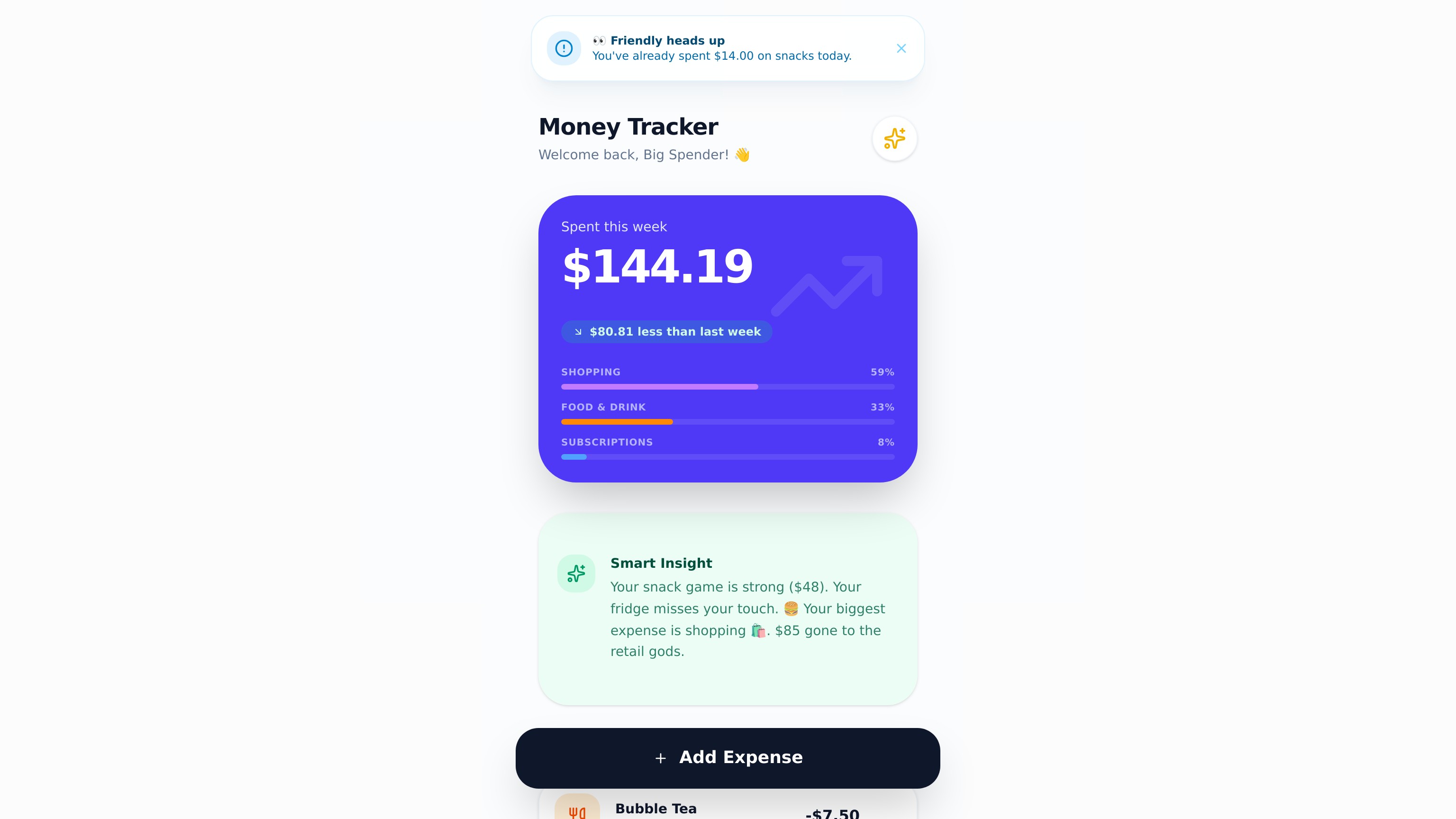 Money Tracker