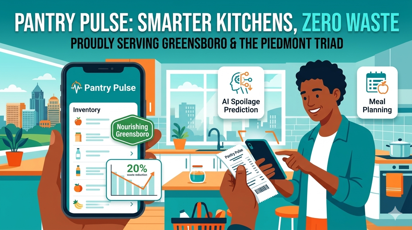 Pantry Pulse: Greensboro's Smart Food Manager
